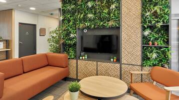 Sitteområde i lobbyen