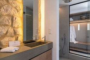 Junior Suite, Private Pool | Minibar, individually furnished, soundproofing, free WiFi - Quartano Suites by Heliessa (Paros)