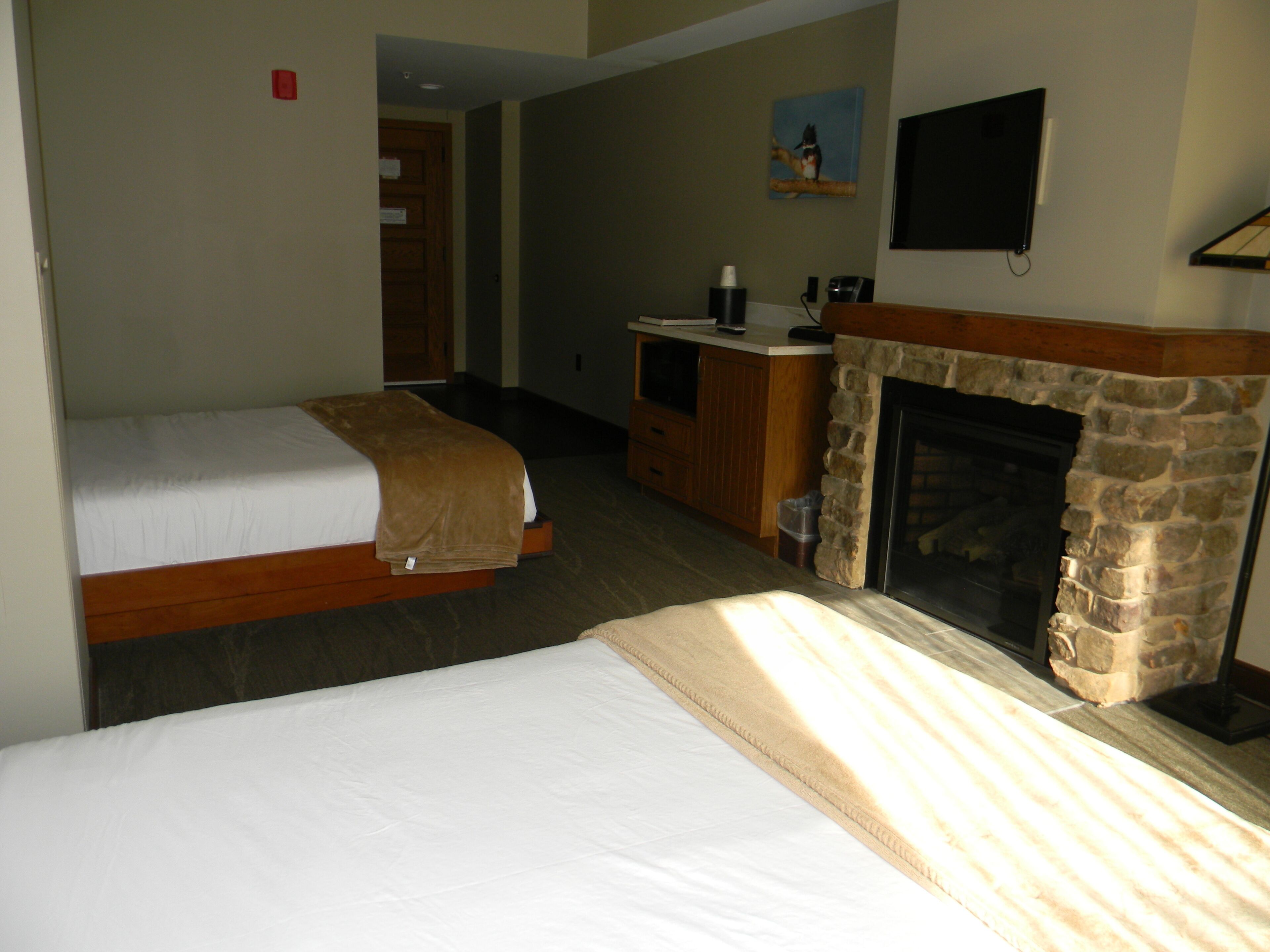 room, 2 queen beds | desk, iron/ironing board, free wifi, bed sheets