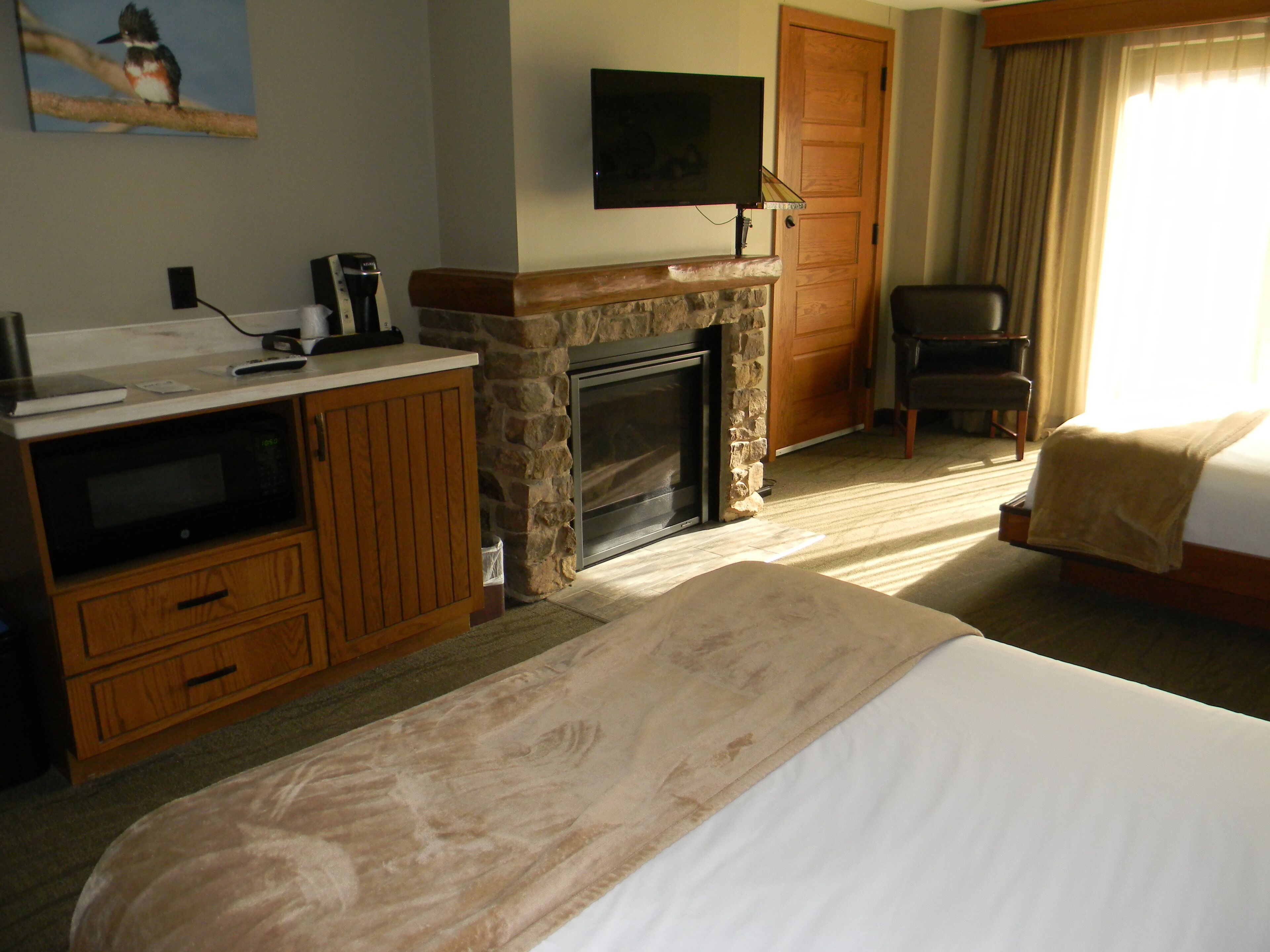 room, 2 queen beds | desk, iron/ironing board, free wifi, bed sheets