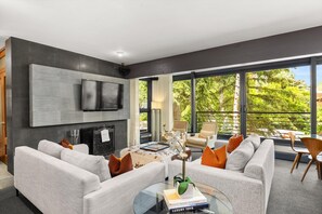 豪華公寓客房, 3 間臥室, 壁爐, 山景 (C2) | 客房景觀