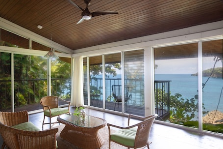 Villa, 1 Bedroom, Ocean View | In-room safe, individually decorated, individually furnished, bed sheets