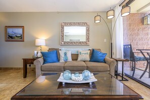 Condo, 1 Bedroom | Living room | TV