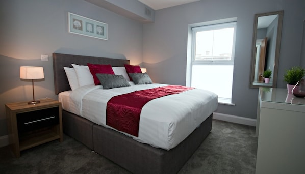 Apartamento (4 adults) | 1 quarto, escrivaninha, ferros/tábuas de passar roupa, Wi-Fi de cortesia