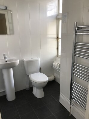 Free toiletries, hair dryer, towels