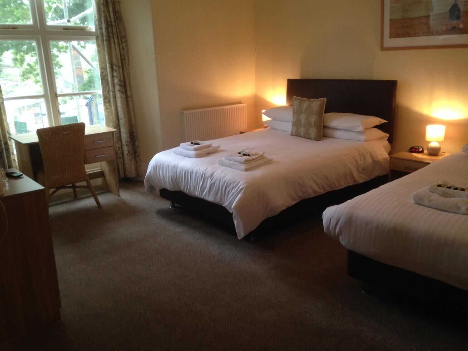 iron/ironing board, free wifi, bed sheets