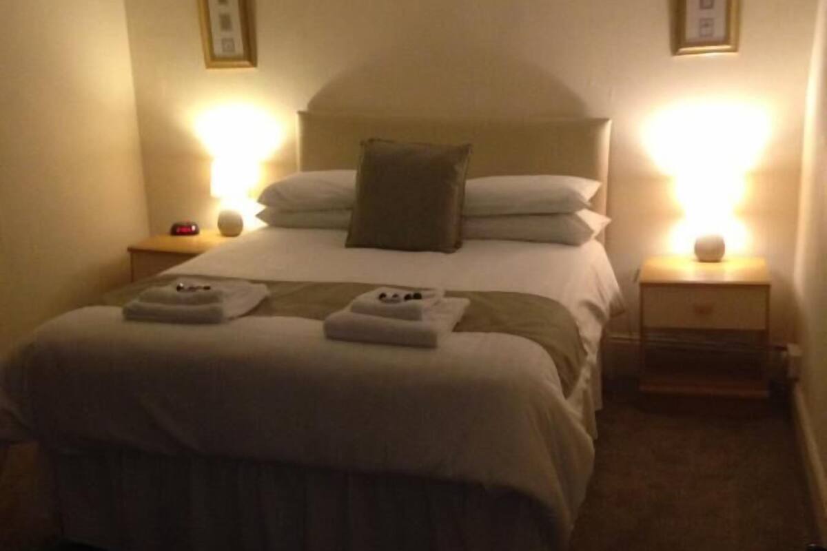 iron/ironing board, free wifi, bed sheets