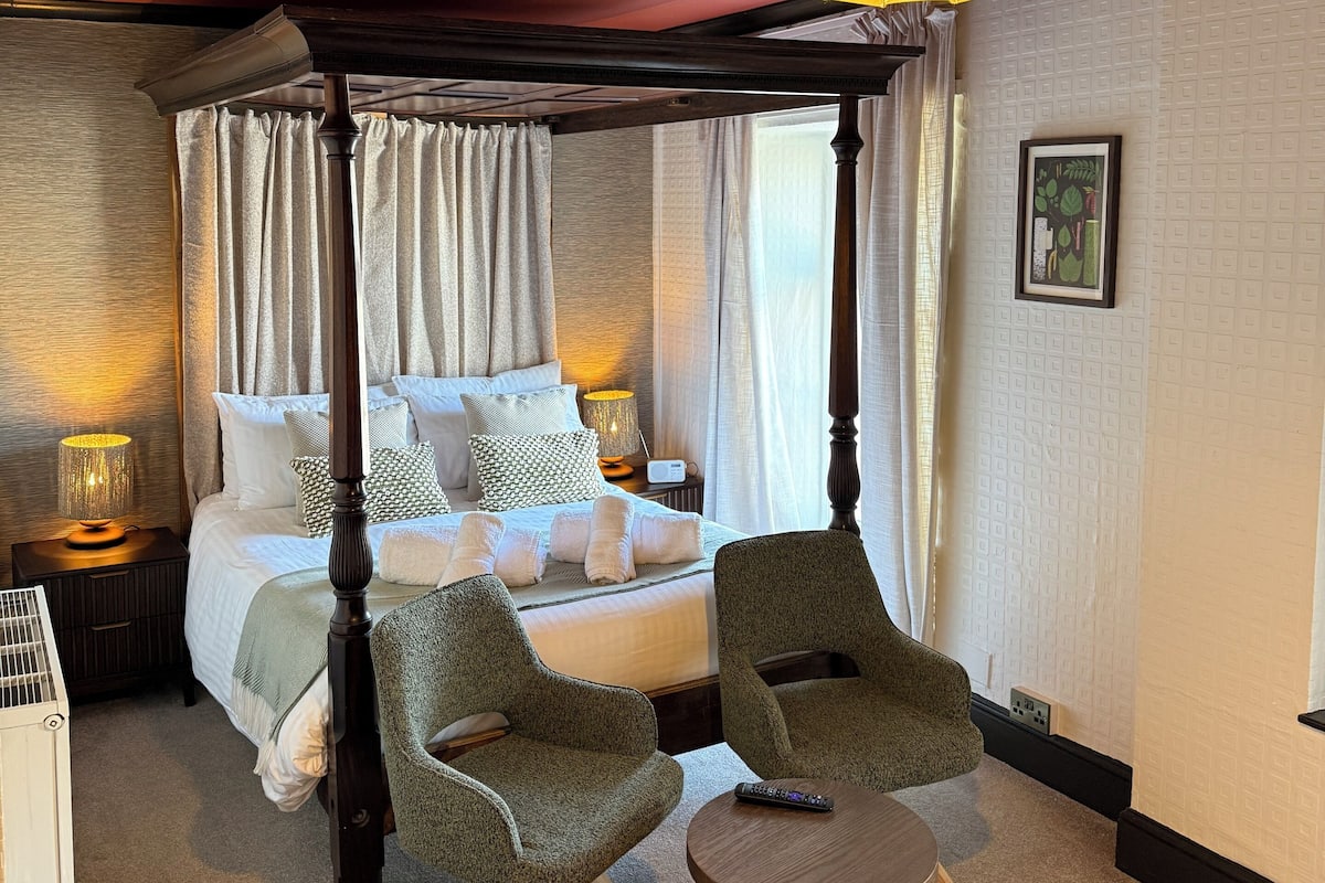 프리미엄 더블룸 | 다리미/다리미판, 무료 WiFi, 침대 시트