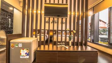 Triple Room, Balcony | Premium bedding, minibar, desk, blackout drapes