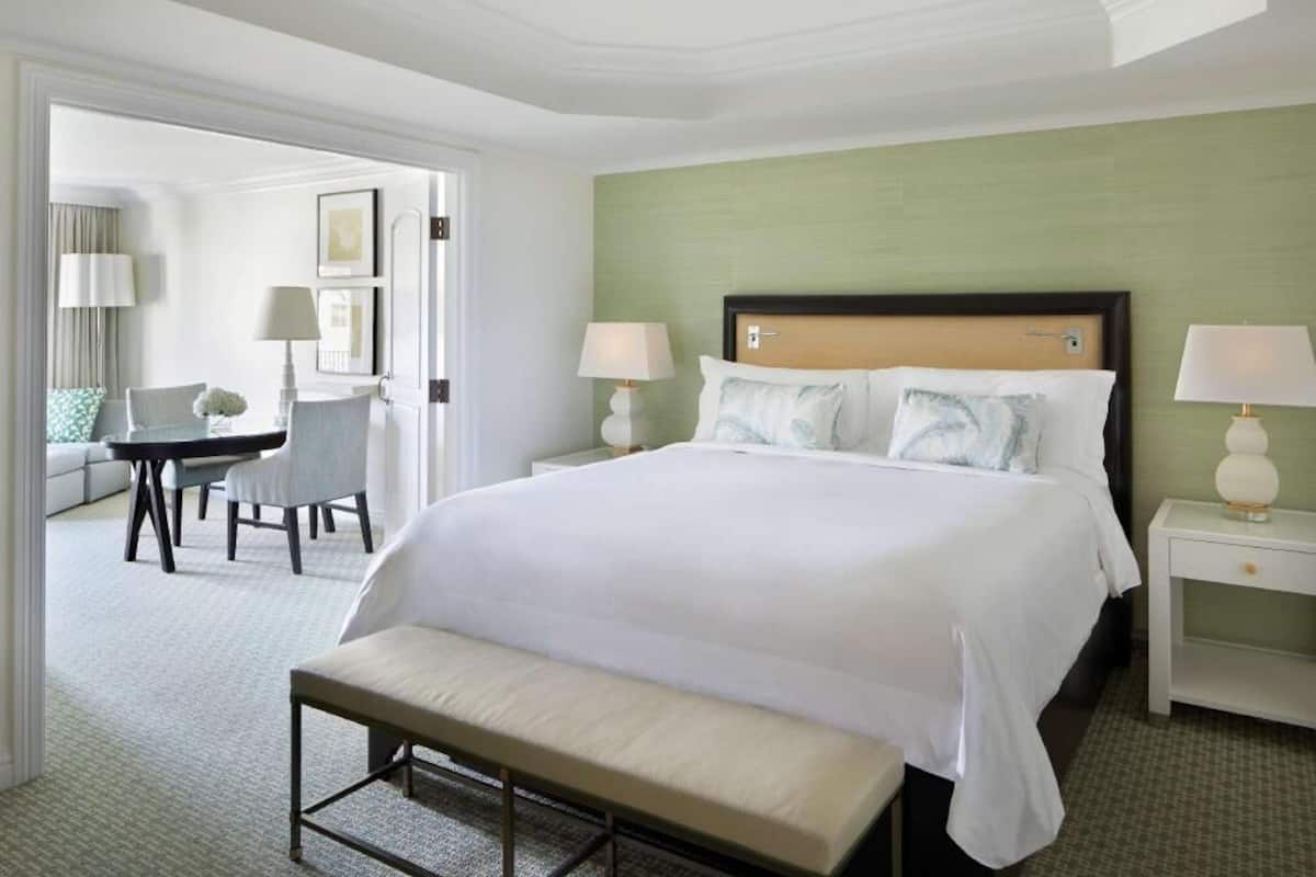 Premium bedding, down duvets, minibar, in-room safe