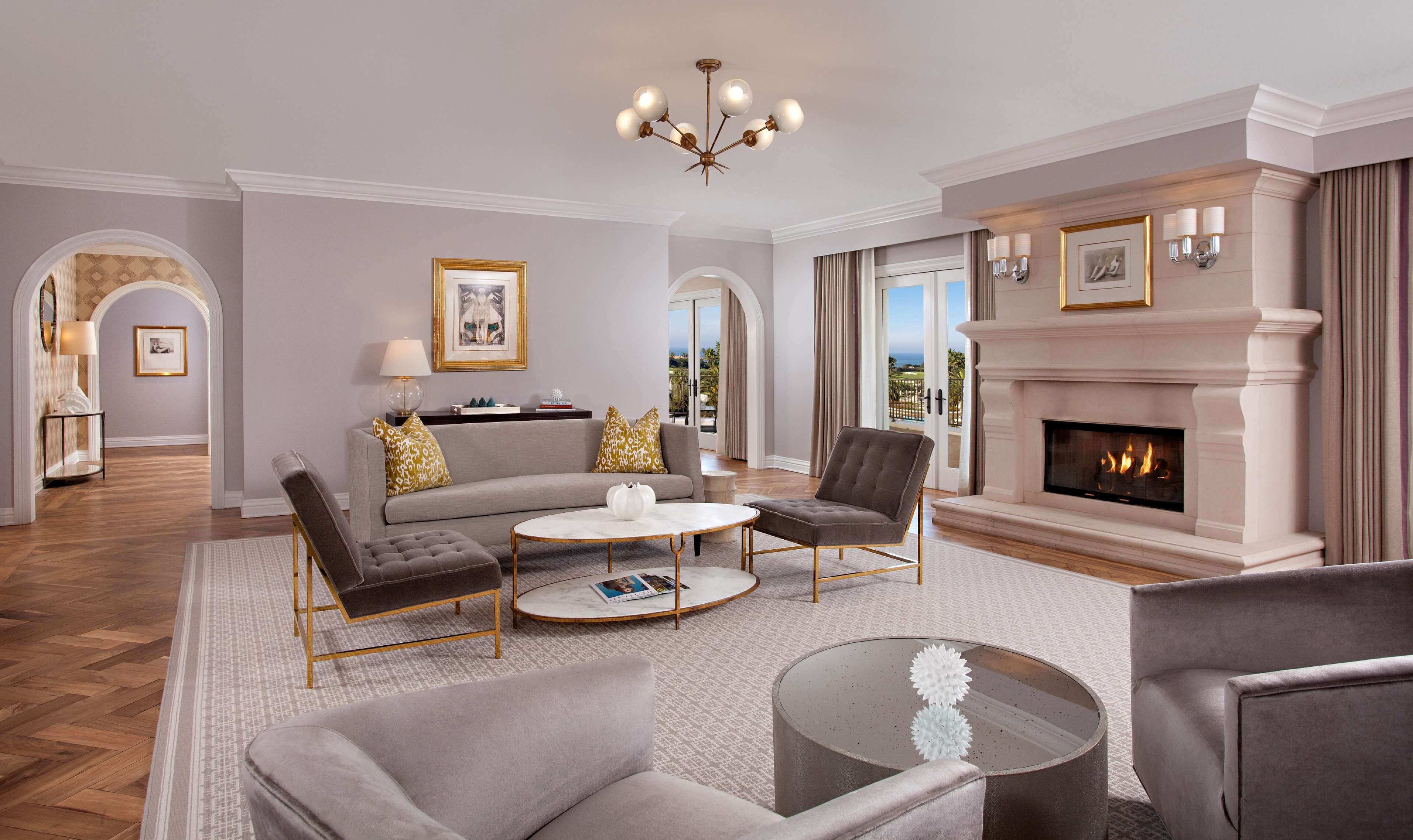 presidential suite, 2 bedrooms | living area | smart tv, pay films