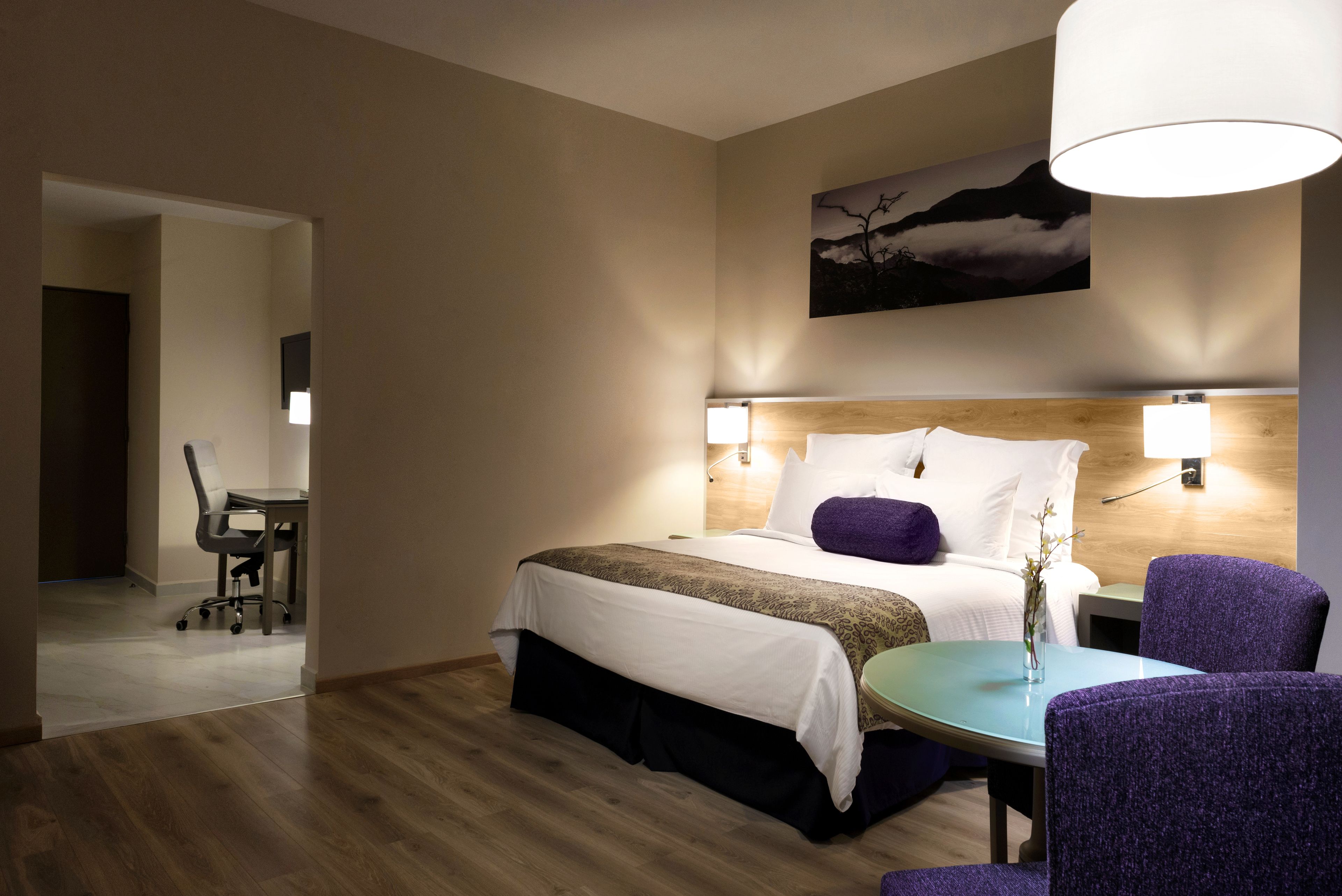 deluxe double room, 1 king bed | 1 bedroom, in-room safe, desk, iron/ironing board