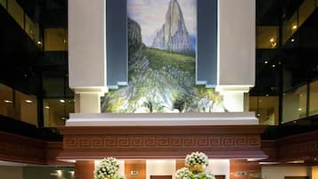Sala de estar en el lobby