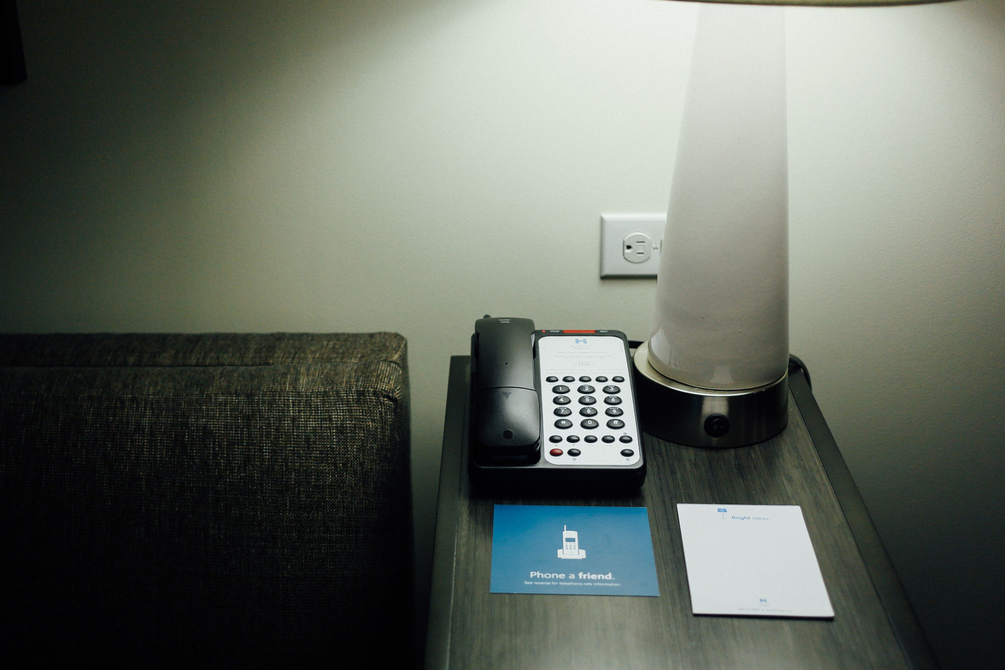 desk, laptop workspace, blackout curtains, iron/ironing board