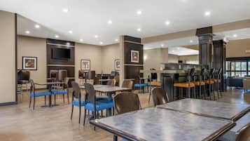 Free daily self-serve breakfast