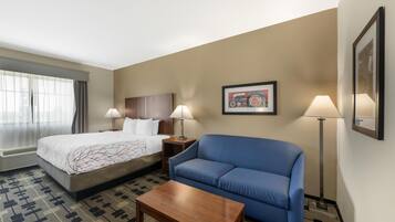 Standard Room, 1 King Bed, Non Smoking, Refrigerator & Microwave | Pillowtop beds, desk, laptop workspace, iron/ironing board
