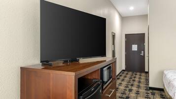 Standard Room, 2 Queen Beds, Non Smoking, Refrigerator & Microwave | Pillowtop beds, desk, laptop workspace, iron/ironing board