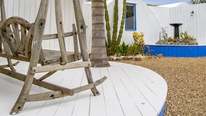 Naxos 2 Bedroom Apartment | Terrace/patio - The Dome House (Waiheke Island)