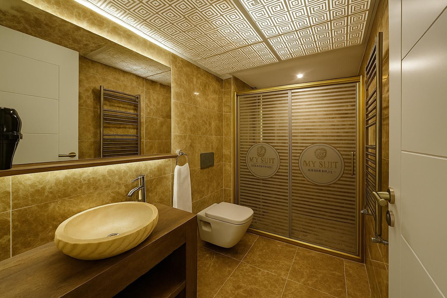 Deluxe Suite, 2 Bedrooms | Bathroom | Shower, hair dryer, slippers, towels