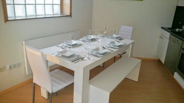 Apartment, Kitchen (Fichtenweg 54, Kappe) | In-room dining - Ferienwohnung Skiliftkarussell (Winterberg)
