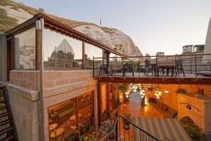 Balcony view - Melek Cave Hotel (Nevsehir)