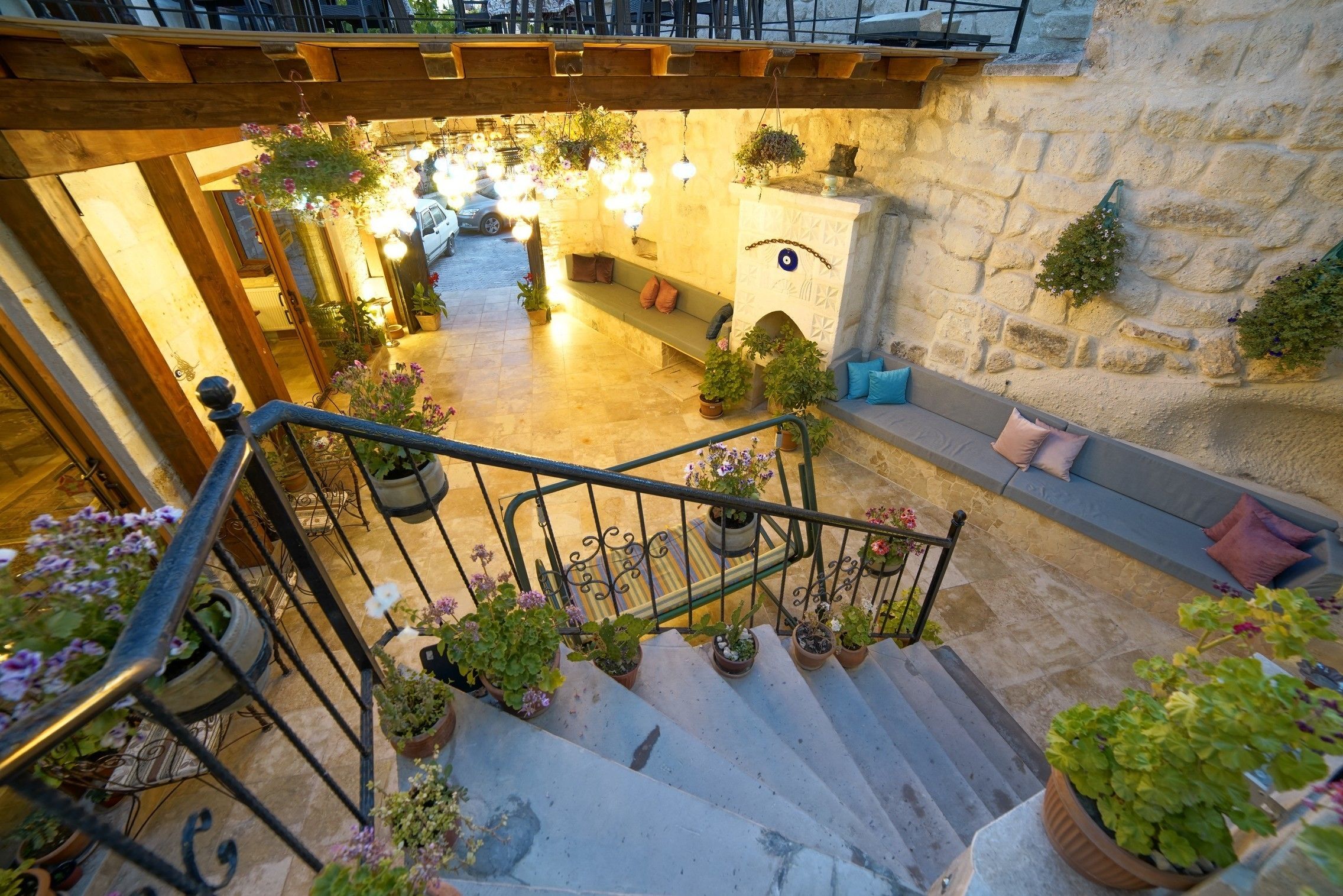 Blick auf den Innenhof