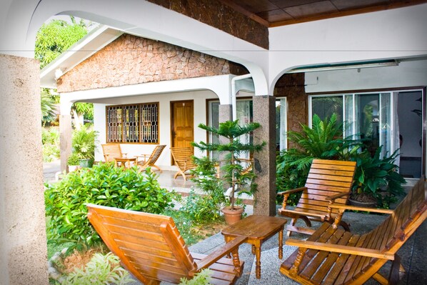 Standard-huoneisto, 2 makuuhuonetta | Terassi/patio