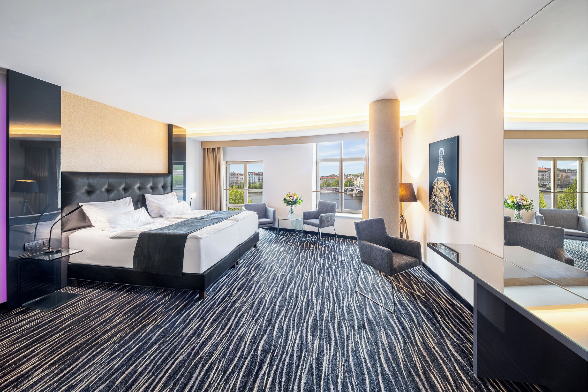 Deluxe-Doppel- oder -Zweibettzimmer, Stadtblick
