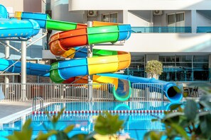 2 outdoor pools, open 7:00 AM to 7:00 PM, pool umbrellas, sun loungers