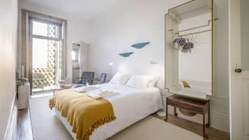 Habitación junior doble, no fumadores | 1 dormitorio, ropa de cama hipoalergénica, minibar