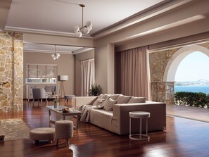 Villa, 6 Bedrooms, Private Pool | Living room