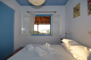 Ferienhaus | 2 Schlafzimmer, Bügeleisen/Bügelbrett, kostenloses WLAN, Bettwäsche