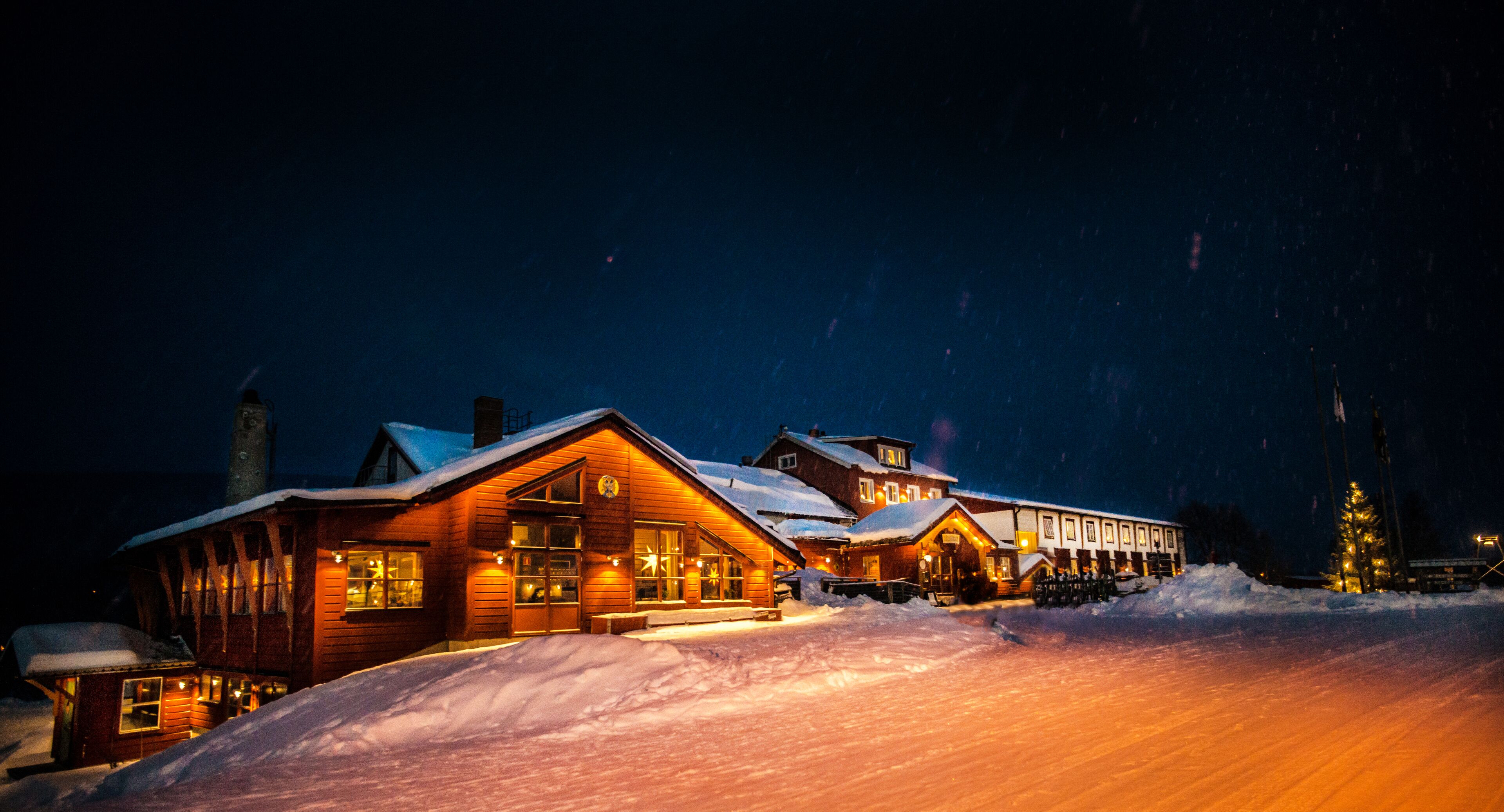 front of property – evening/night