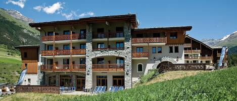 Majoituspaikan julkisivu