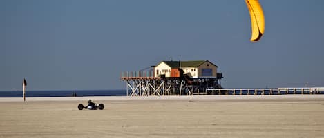 Beach nearby, beach yoga, beach volleyball