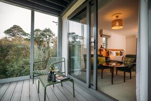 Luxe kamer, 1 twee- of 2 eenpersoonsbedden | Uitzicht vanaf balkon