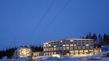 Front of property – evening/night