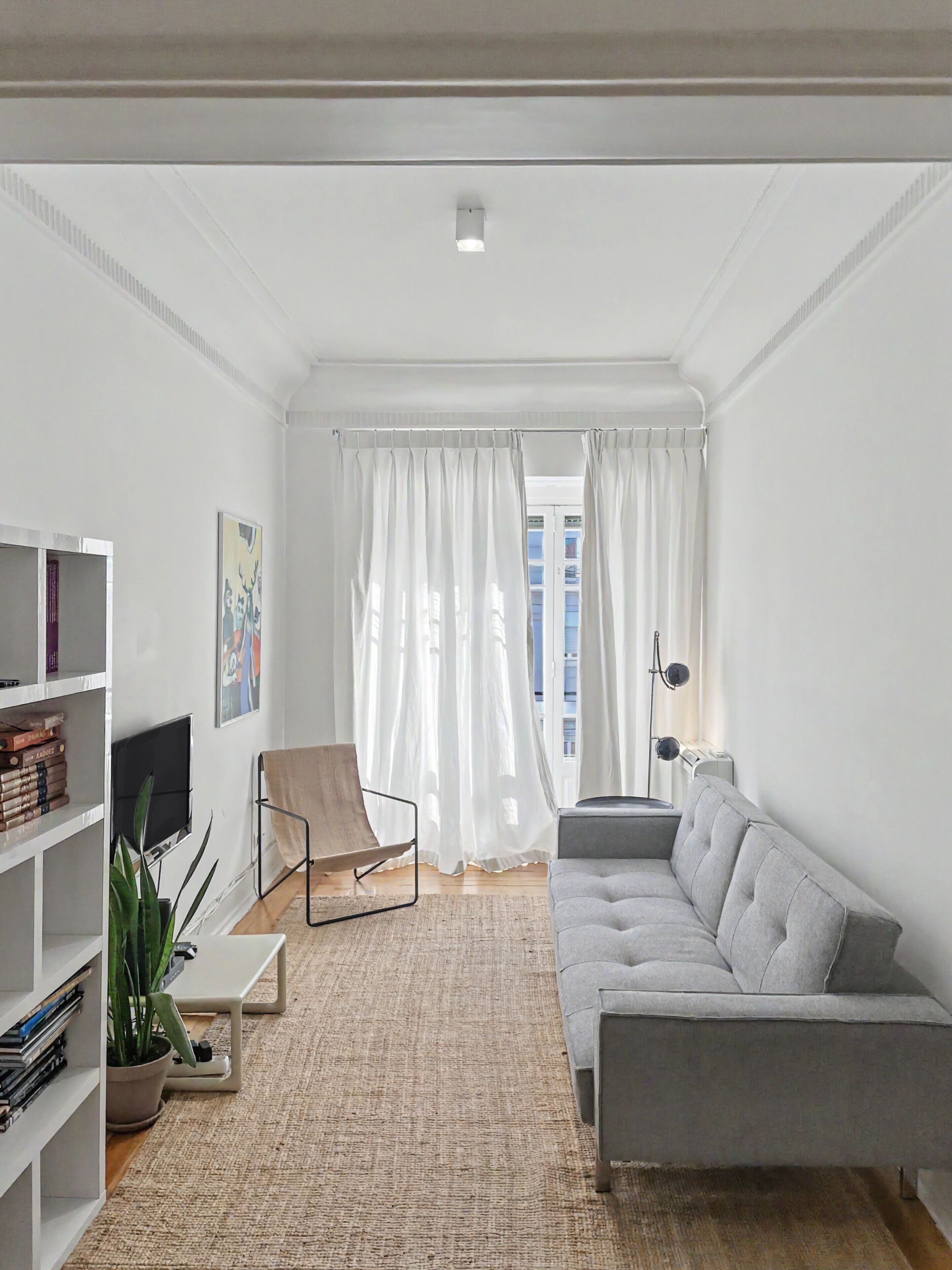 Apartment, 4 Schlafzimmer, Stadtblick | Wohnbereich | Flachbildfernseher