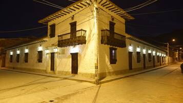 Front of property – evening/night