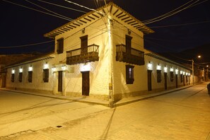 Front of property – evening/night
