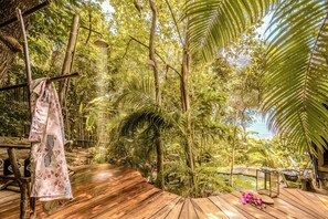 尊贵别墅, 1 张特大床, 私人游泳池, 海景 | 浴室 | 淋浴设施、环保洗浴用品、吹风机、浴袍