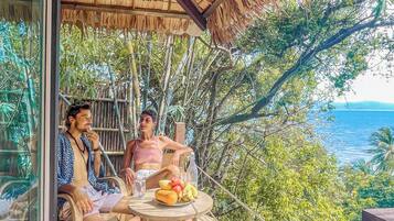 Luxury Villa, 1 King Bed, Sea View | 1 bedroom, minibar, in-room safe, individually decorated