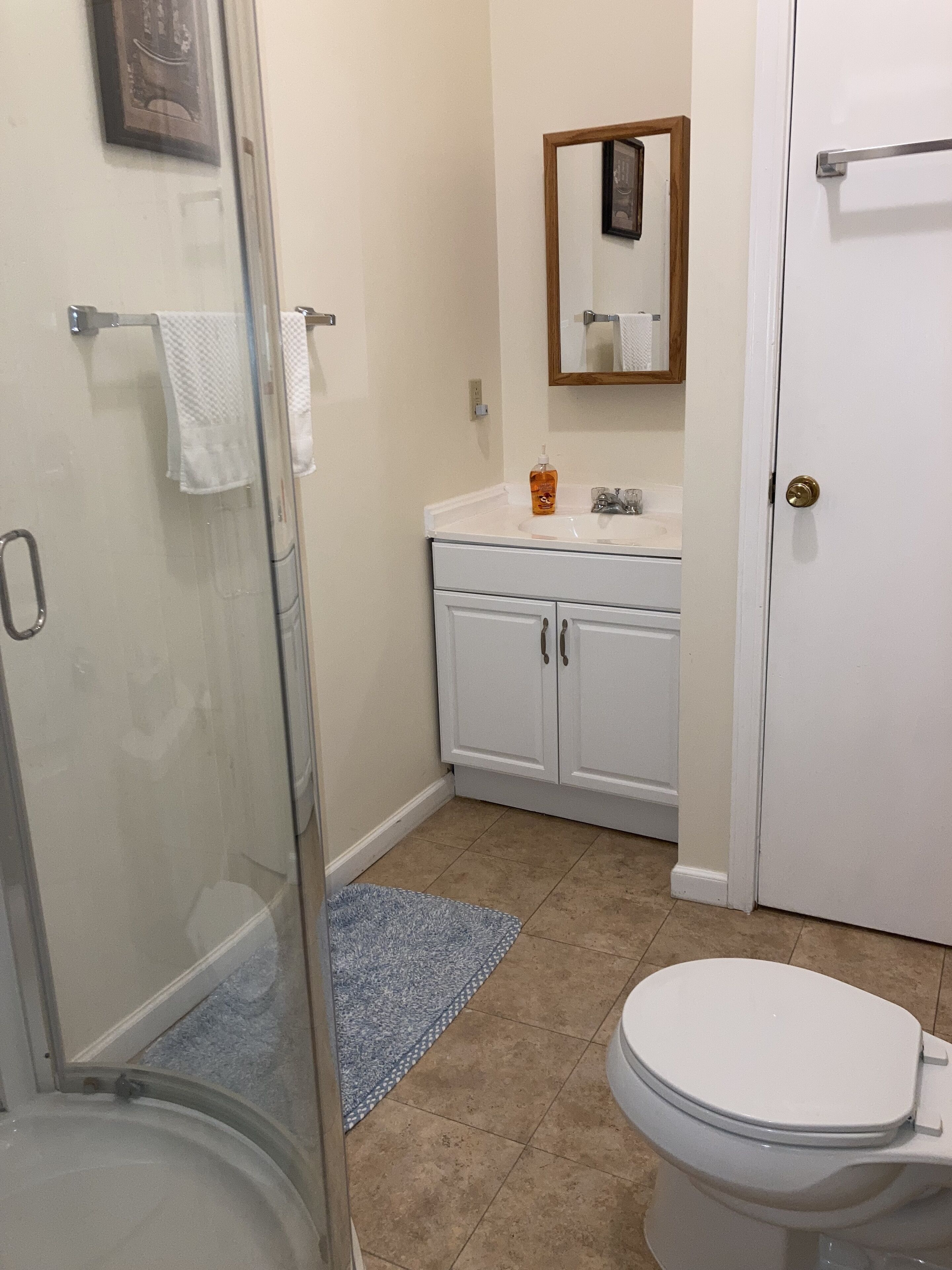 classic apartment, 2 bedrooms, city view (second floor walk up) | bathroom | shower, free toiletries, hair dryer, towels