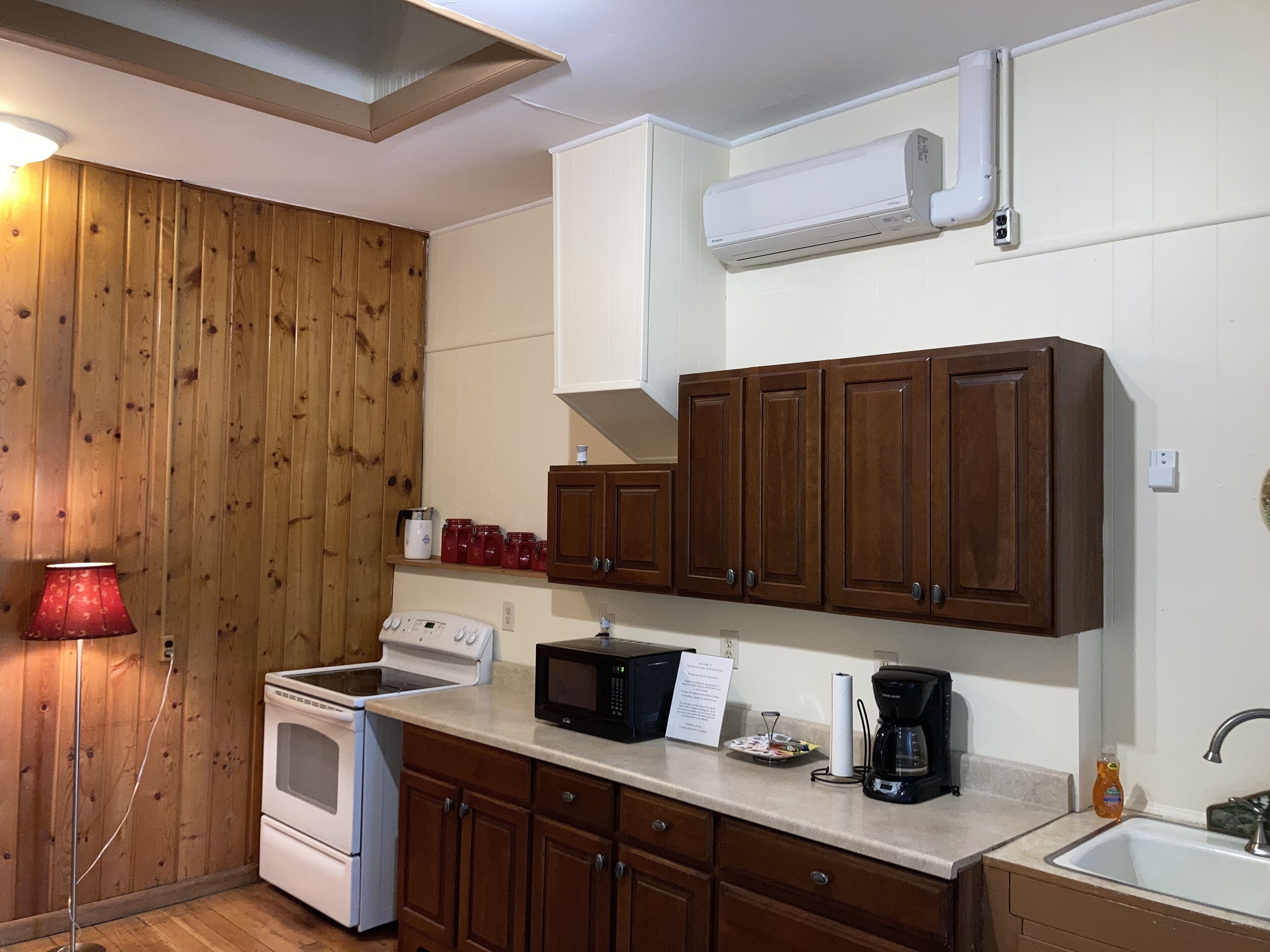 classic apartment, 2 bedrooms, city view (second floor walk up) | private kitchen | fridge, microwave, stovetop, coffee/tea maker