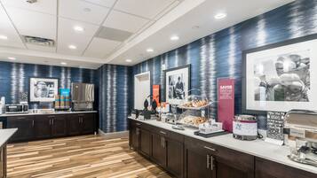 Free daily buffet breakfast