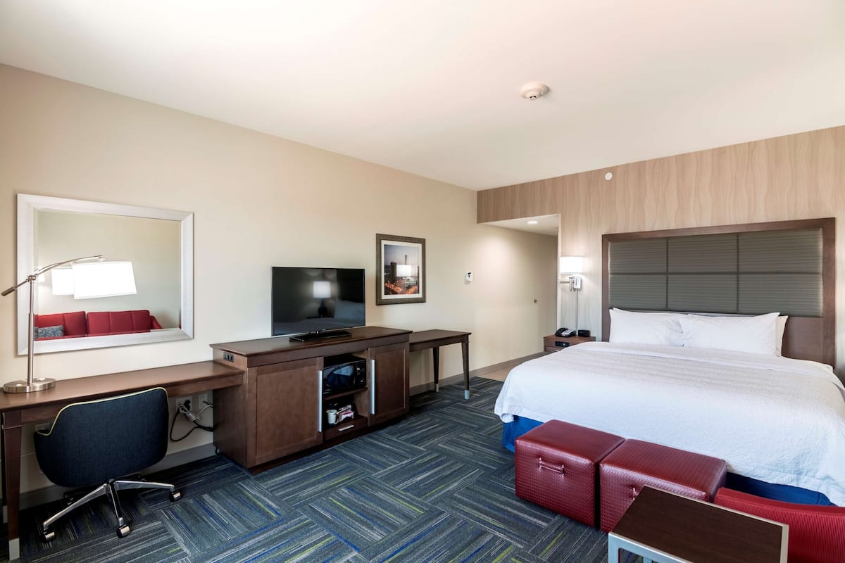 Premium bedding, down duvets, in-room safe, desk