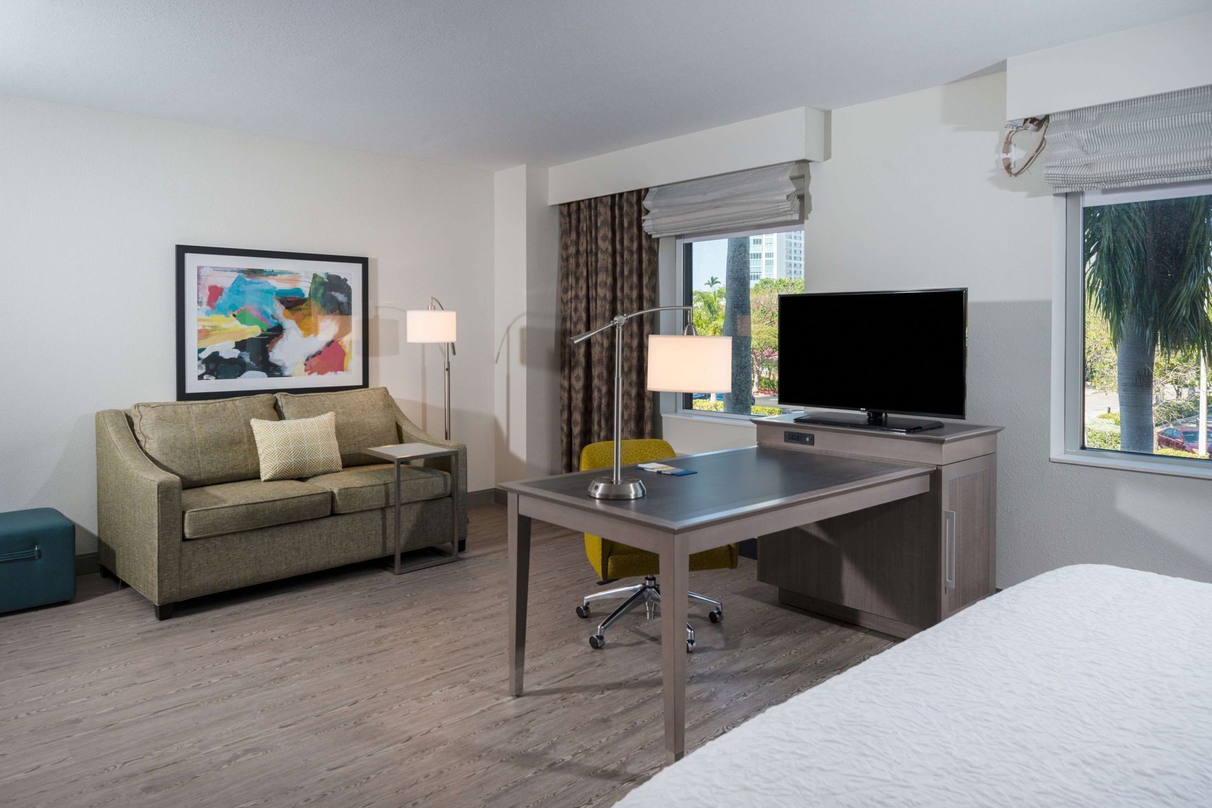 Pillowtop beds, desk, iron/ironing board, rollaway beds