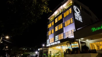 Front of property - evening/night