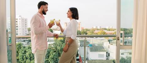 Habitación estándar doble | Ropa de cama de alta calidad, minibar, caja fuerte