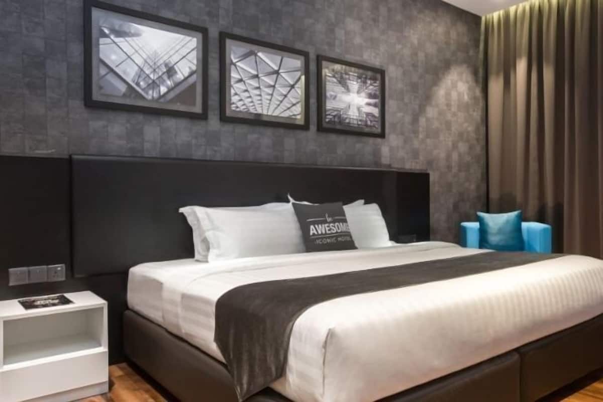 1 chambre, articles de minibar gratuits